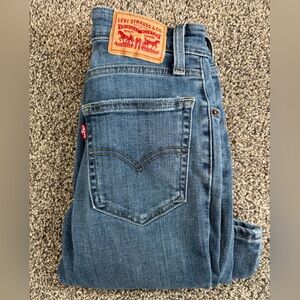 Levi's 726 Flare Blue Denim Jeans Size 25